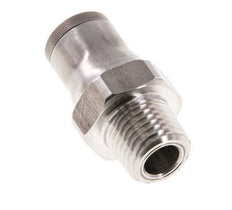 Racor de 10mm x 1/4'' NPT con rosca macho Acero inoxidable FKM