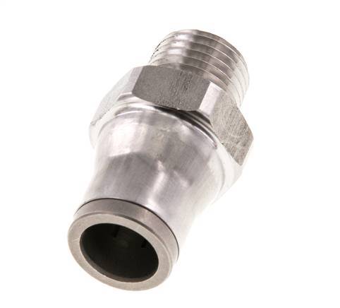 Racor de 10mm x 1/4'' NPT con rosca macho Acero inoxidable FKM