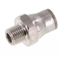 Racor de 12mm x 1/4'' NPT con rosca macho Acero inoxidable FKM