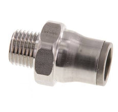 Racor de 12mm x 1/4'' NPT con rosca macho Acero inoxidable FKM