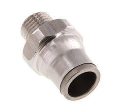 Racor de 12mm x 1/4'' NPT con rosca macho Acero inoxidable FKM