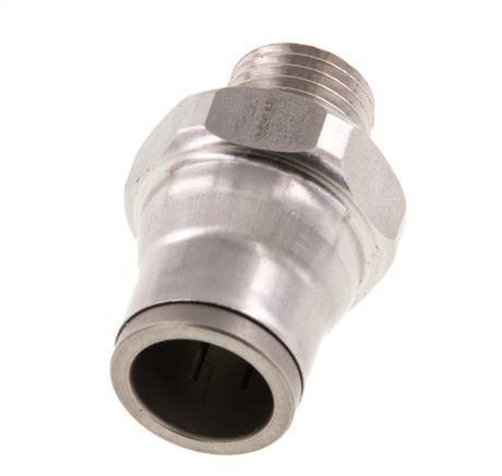 Racor de 12mm x 1/4'' NPT con rosca macho Acero inoxidable FKM