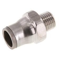Racor de 12mm x 1/4'' NPT con rosca macho Acero inoxidable FKM