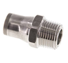 Racor de 10mm x 3/8'' NPT con rosca macho Acero inoxidable FKM