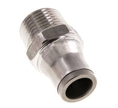 Racor de 10mm x 3/8'' NPT con rosca macho Acero inoxidable FKM