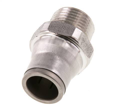 Racor de 12mm x 3/8'' NPT con rosca macho Acero inoxidable FKM