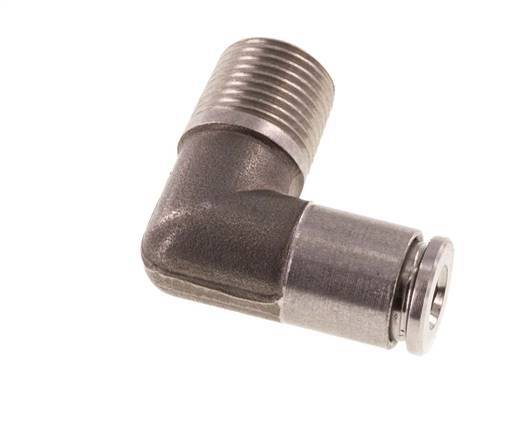 Racor de 4mm x R1/8'' 90deg con rosca macho Latón FKM Giratorio