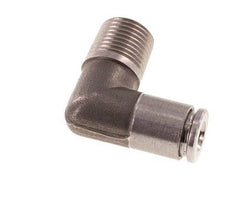 Racor de 4mm x R1/8'' 90deg con rosca macho Latón FKM Giratorio