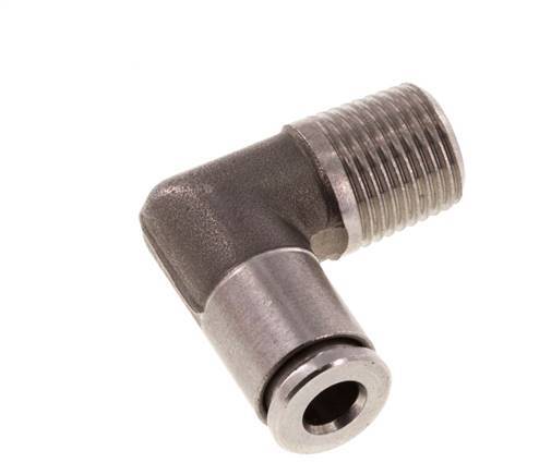 Racor de 4mm x R1/8'' 90deg con rosca macho Latón FKM Giratorio
