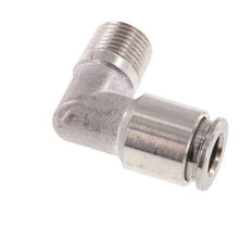 Racor de 6mm x R1/8'' 90deg con rosca macho Latón FKM Giratorio