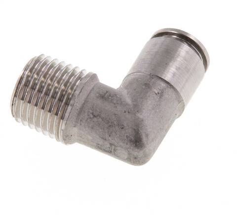 Racor de 6mm x R1/4'' 90deg con rosca macho Latón FKM Giratorio