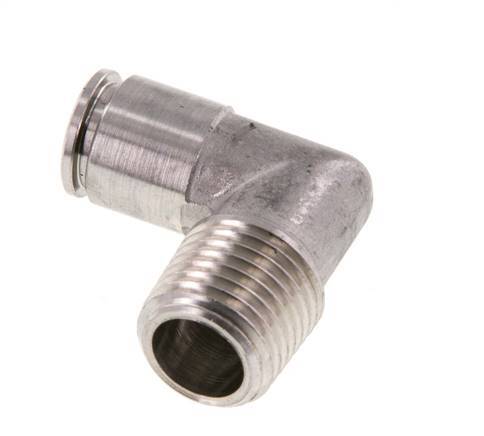 Racor de 6mm x R1/4'' 90deg con rosca macho Latón FKM Giratorio