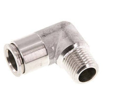 Codo de 90 grados 10mm x R1/4'' con rosca macho Latón FKM Giratorio