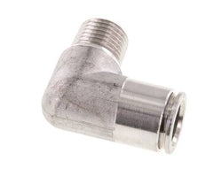 Codo de 90 grados 10mm x R1/4'' con rosca macho Latón FKM Giratorio