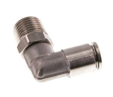 Racor de 4mm x R1/8'' 90deg con rosca macho Latón FKM Giratorio