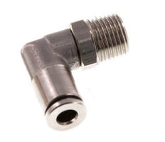 Racor de 4mm x R1/8'' 90deg con rosca macho Latón FKM Giratorio