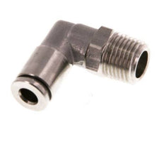 Racor de 4mm x R1/8'' 90deg con rosca macho Latón FKM Giratorio