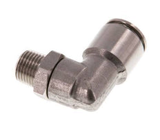 Codo de 90 grados 8mm x R1/8'' con rosca macho Latón FKM Giratorio