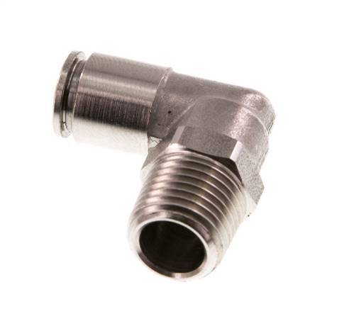 Racor de 6mm x R1/4'' 90deg con rosca macho Latón FKM Giratorio