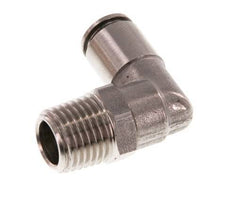 Racor de 6mm x R1/4'' 90deg con rosca macho Latón FKM Giratorio