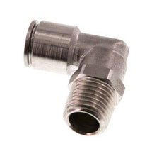 Racor de 8mm x R1/4'' 90deg con rosca macho Latón FKM Giratorio