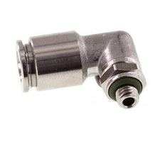 Racor de 6mm x M 5 90deg con rosca macho Latón FKM Giratorio