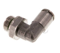 Racor de 4mm x G1/8'' 90deg con rosca macho Latón FKM Giratorio