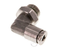 Racor de 4mm x G1/8'' 90deg con rosca macho Latón FKM Giratorio