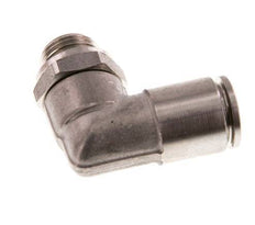 Racor de 6mm x G1/8'' 90deg con rosca macho Latón FKM Giratorio