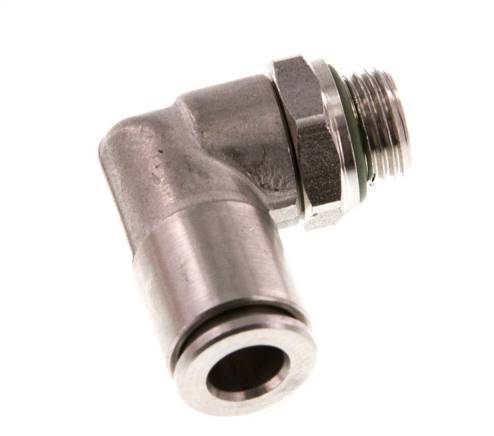 Racor de 6mm x G1/8'' 90deg con rosca macho Latón FKM Giratorio