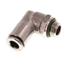 Racor de 6mm x G1/8'' 90deg con rosca macho Latón FKM Giratorio