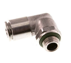Racor de 6mm x G1/8'' 90deg con rosca macho Latón FKM Giratorio