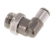 Racor de 4mm x G1/4'' 90deg con rosca macho Latón FKM Giratorio