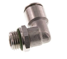 Racor de 8mm x G1/4'' 90deg con rosca macho Latón FKM Giratorio