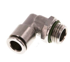 Racor de 8mm x G1/4'' 90deg con rosca macho Latón FKM Giratorio