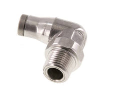Racor de 4mm x 1/8'' NPT 90deg con rosca macho Acero inoxidable FKM Giratorio