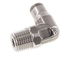 Racor de 6mm x 1/4'' NPT 90deg con rosca macho Acero inoxidable FKM Giratorio