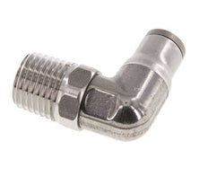 Racor de 6mm x 1/4'' NPT 90deg con rosca macho Acero inoxidable FKM Giratorio