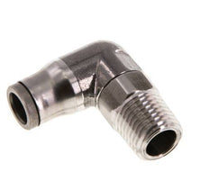 Racor de 8mm x 1/4'' NPT 90deg con rosca macho Acero inoxidable FKM Giratorio