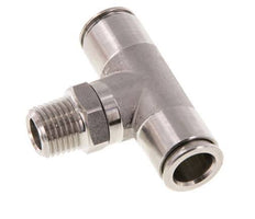 Racor en T de 10mm x R1/4'' con rosca macho Latón/PA 66 NBR Giratorio
