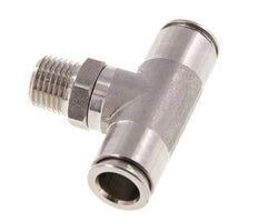 Racor en T de 10mm x R1/4'' con rosca macho Latón/PA 66 NBR Giratorio