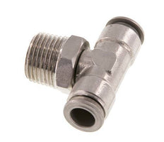 Racor en T de 10mm x R1/2'' con rosca macho Latón/PA 66 NBR Giratorio