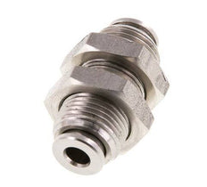 Racor rápido de 4 mm Pasamuros de acero inoxidable FKM