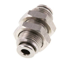 Racor rápido de 4 mm Pasamuros de acero inoxidable FKM