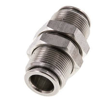 Racor rápido de 10 mm Pasamuros de acero inoxidable FKM