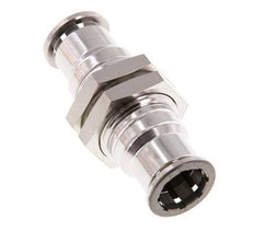 Racor de 16 mm Pasamuros de acero inoxidable FKM