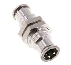 Racor de 16 mm Pasamuros de acero inoxidable FKM