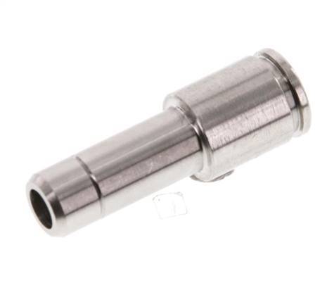 Racor de 6mm x 8mm con enchufe de acero inoxidable FKM