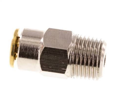 Racor de 4mm x R1/8'' con rosca macho de latón NBRAlta presión [2 piezas]