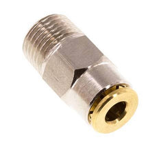 Racor de 4mm x R1/8'' con rosca macho de latón NBRAlta presión [2 piezas]